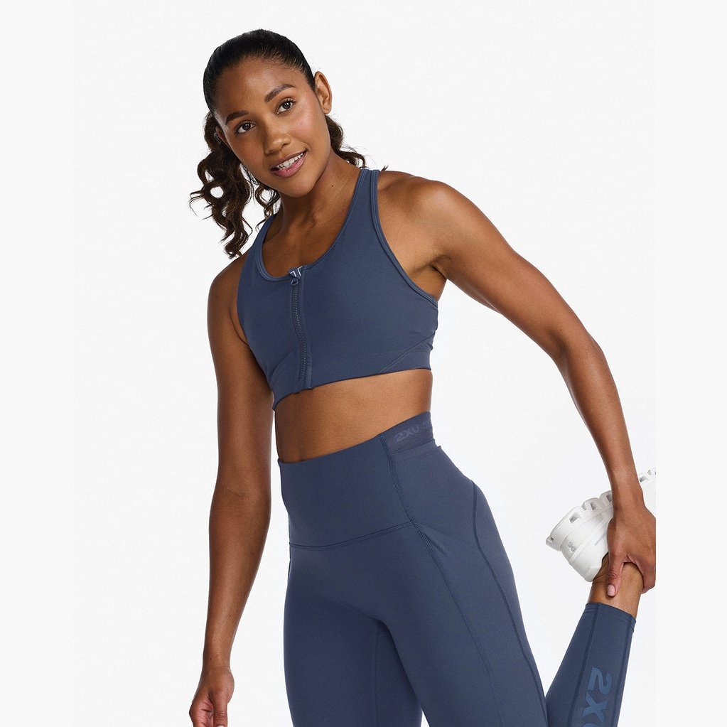2XU Motion Zip Bra Womens APPAREL - Womens Bras 