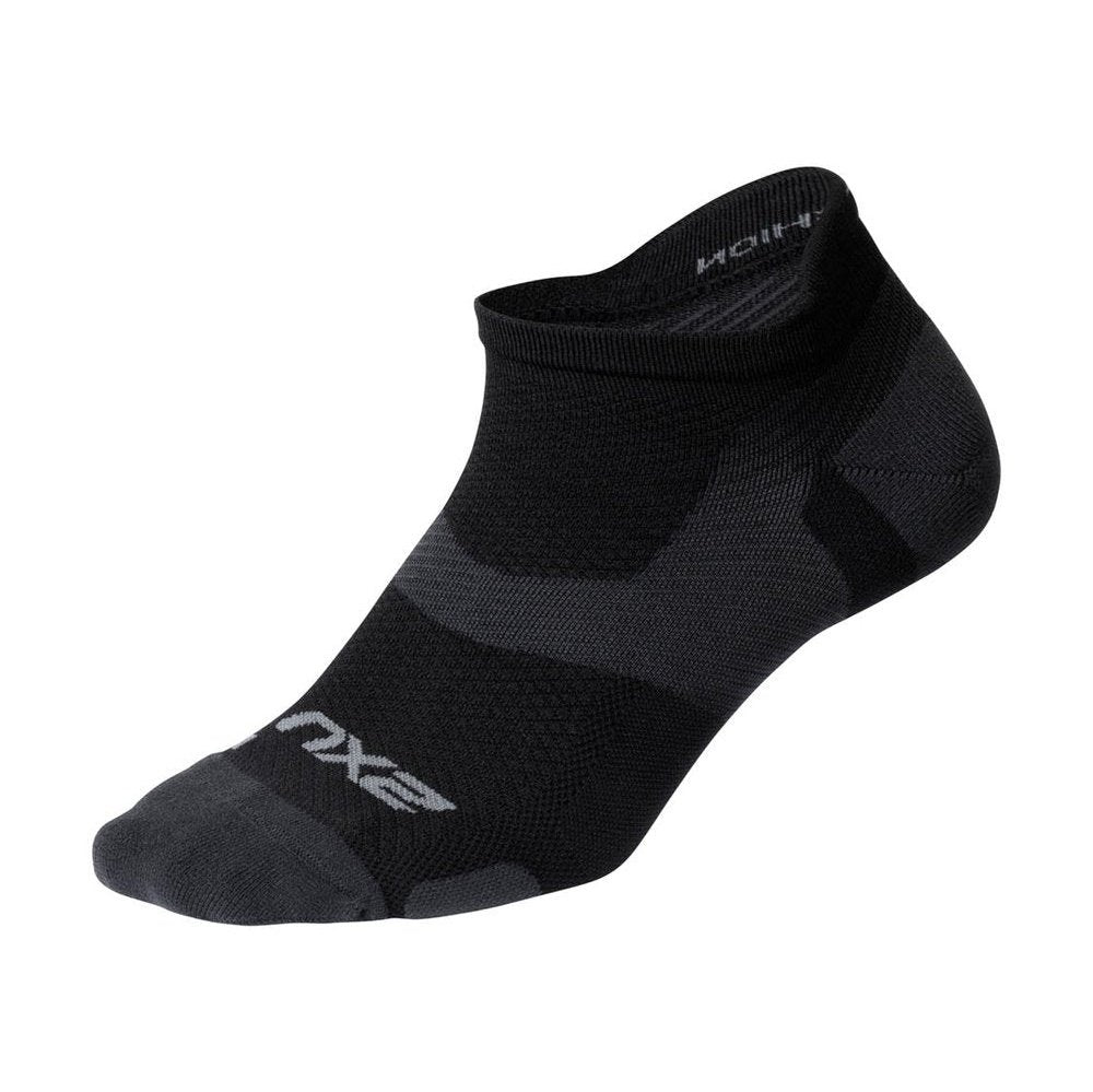 2XU Vectr Light Cushion No Show Socks GEAR - Socks BLACK/TITANIUM