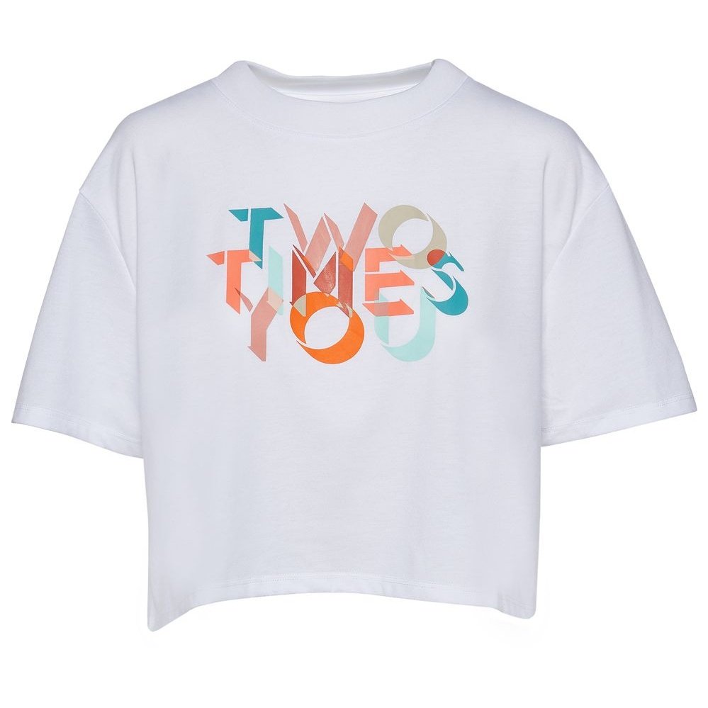 2XU Form Crop Tee Womens APPAREL - Womens Tanks WHITE/TWO TIMES YOU