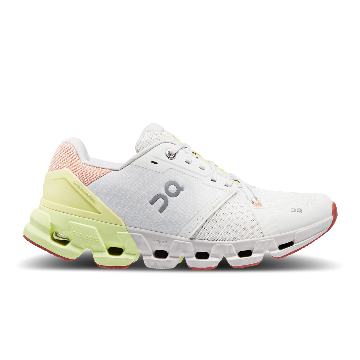 ON Cloudflyer 4 Womens FOOTWEAR - Womens Stability WHITE/HAY