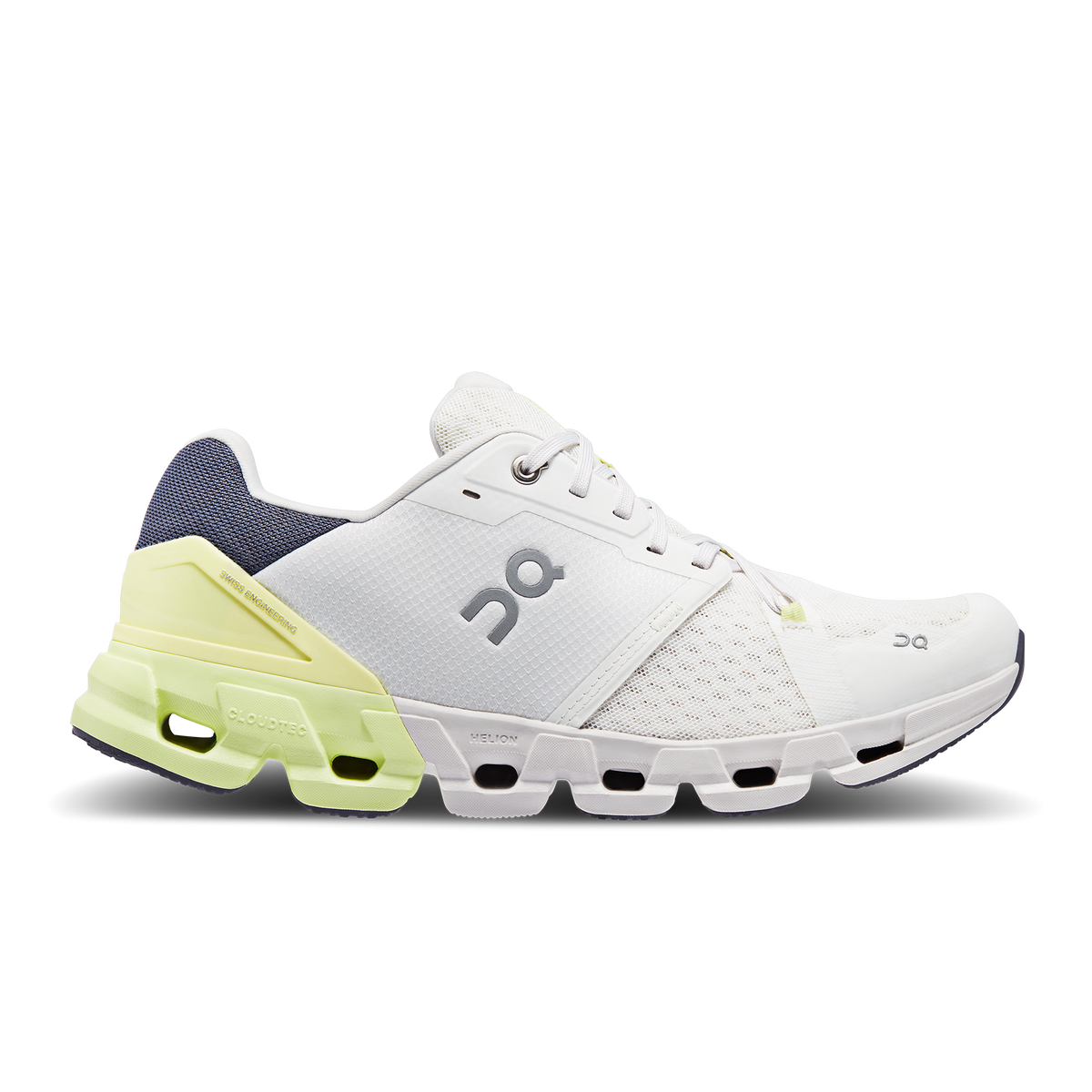 ON Cloudflyer 4 Mens FOOTWEAR - Mens Stability WHITE/HAY