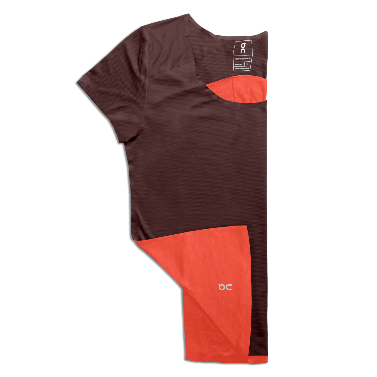 ON Performance Tee Womens APPAREL - Womens T-Shirts MULBERRY/SPICE