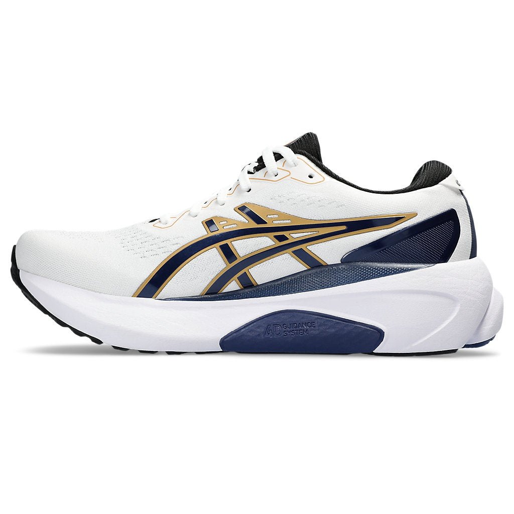 ASICS Gel-Kayano 30 Anniversary Mens FOOTWEAR - Mens Stability Cushioned WHITE/ DEEP OCEAN