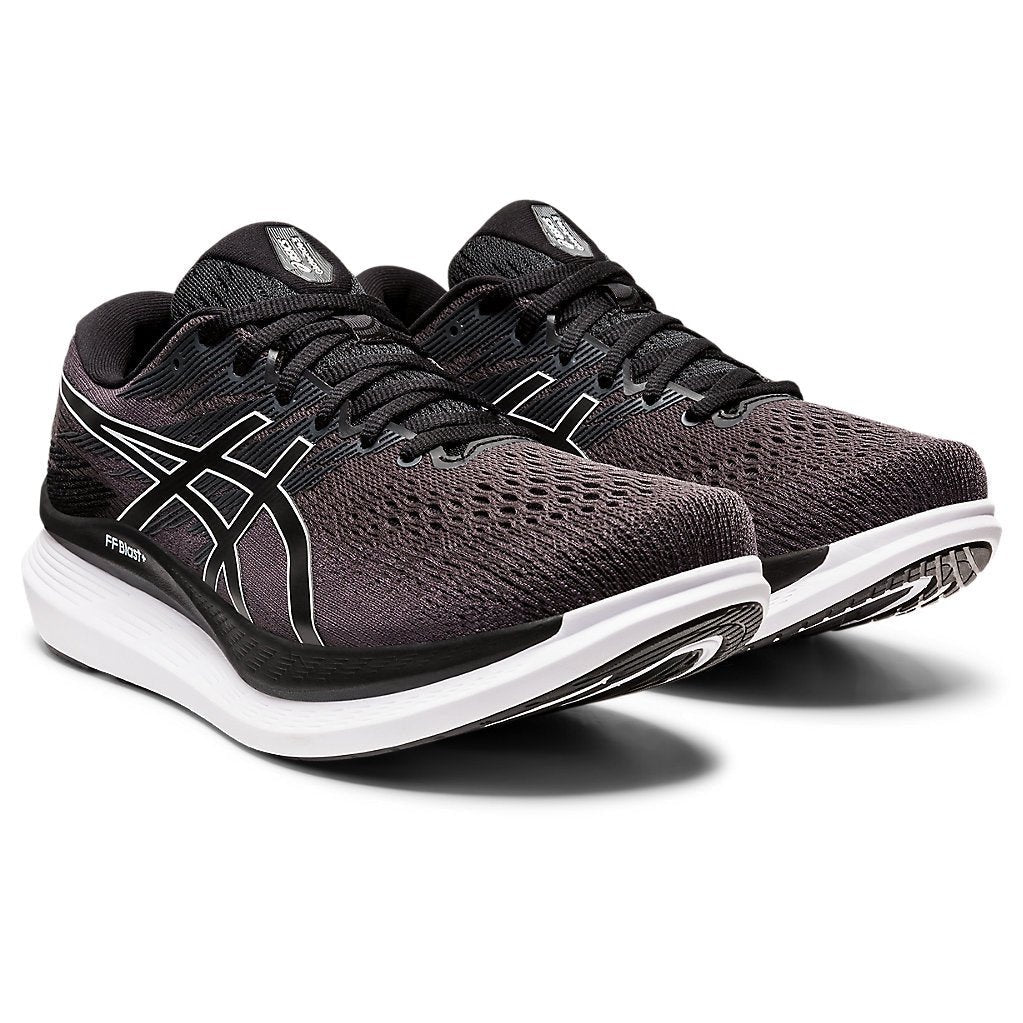 ASICS Glideride 3 2E Wide Mens FOOTWEAR - Mens Neutral Cushioned BLACK/WHITE