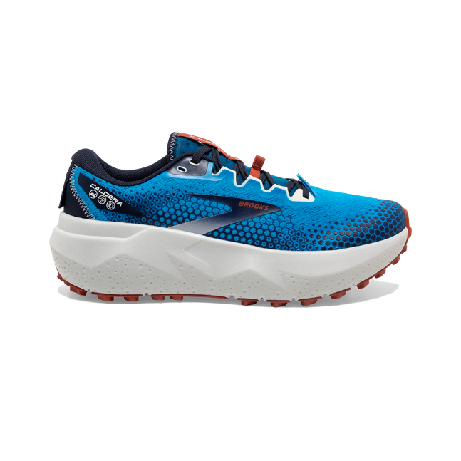 BROOKS Caldera 6 Mens FOOTWEAR - Mens Trail PEACOAT/ATOMIC BLUE/ROOIBOS