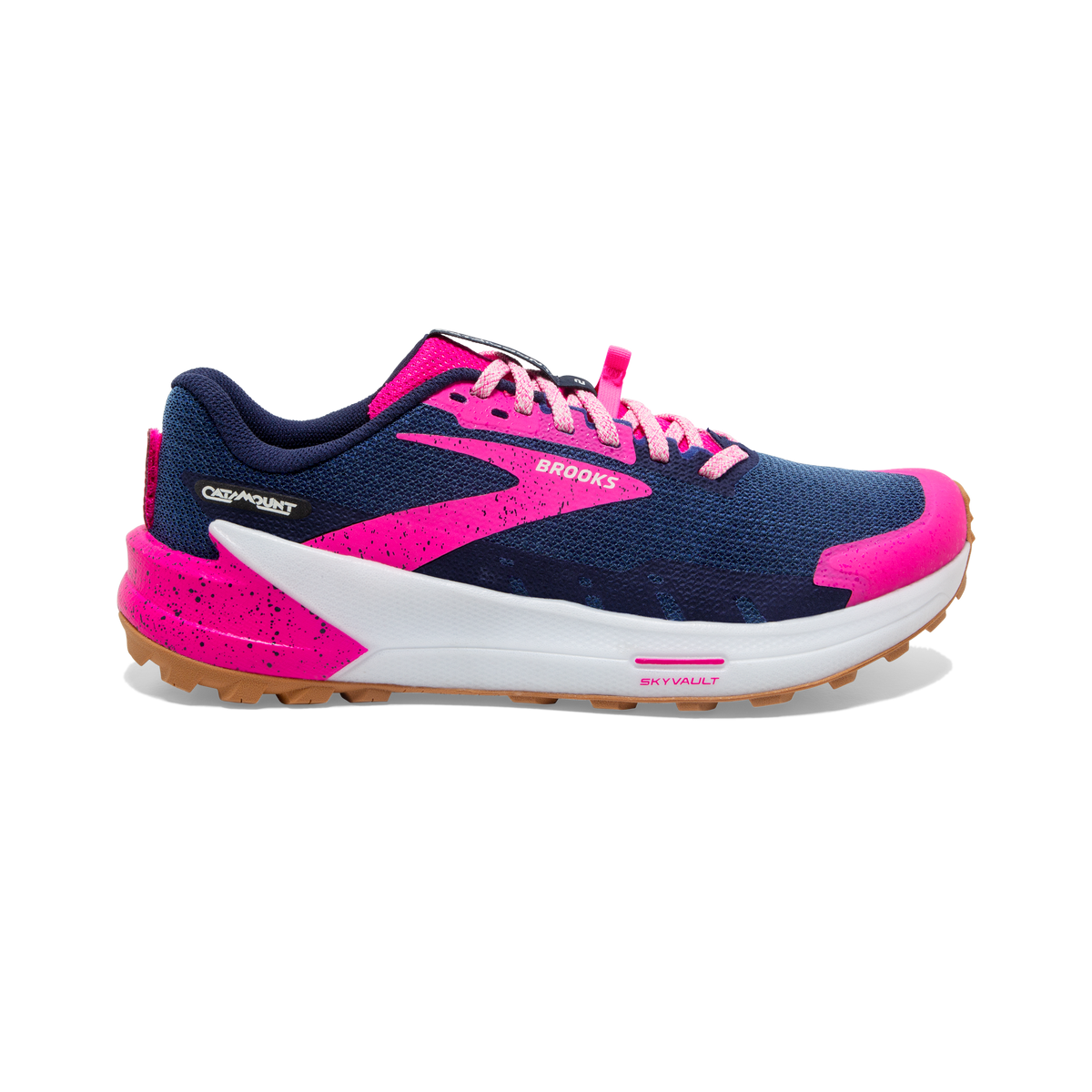 BROOKS Catamount 2 Womens FOOTWEAR - Womens Trail PEACOAT/PINK/BISCUIT