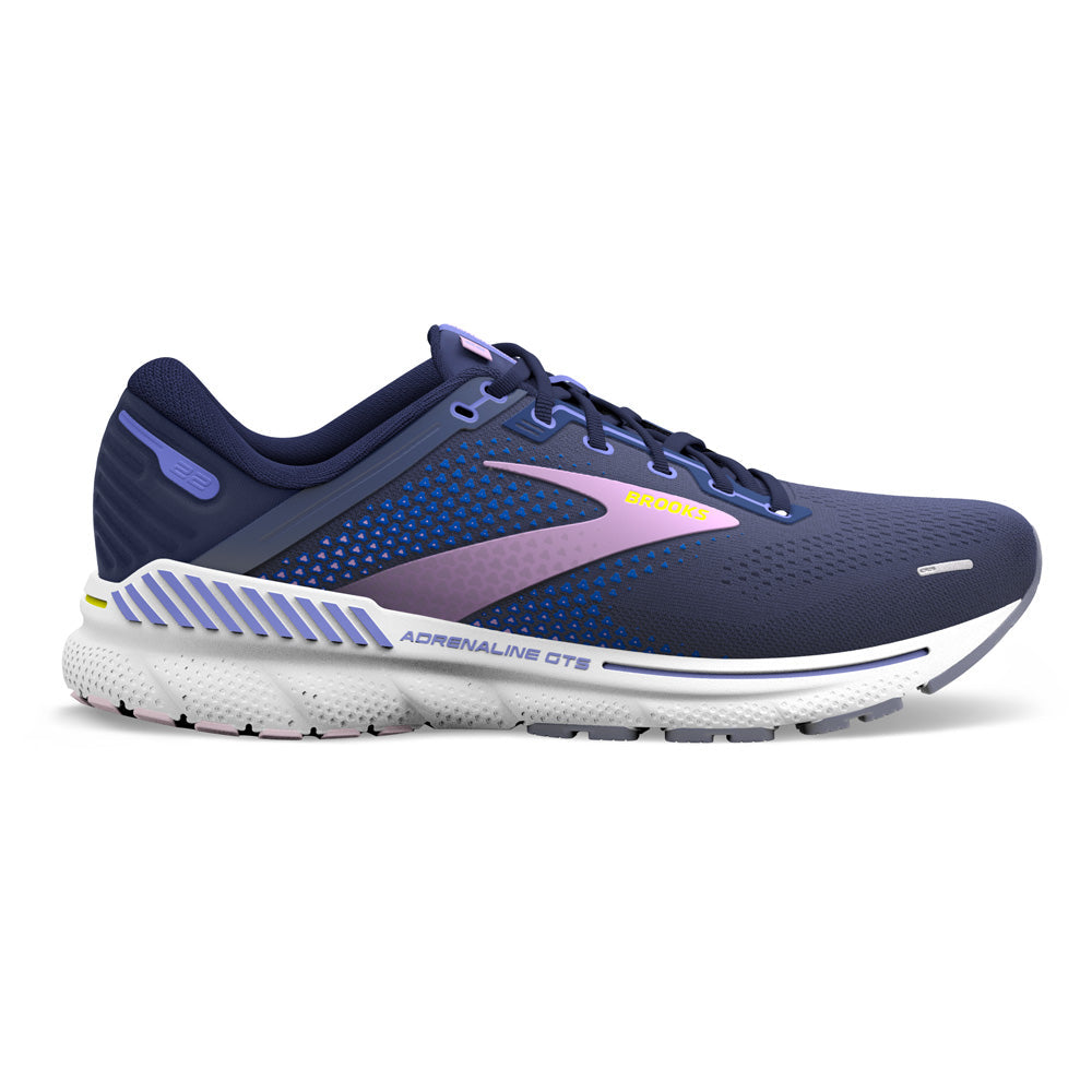 Brooks Adrenaline GTS 22 Womens FOOTWEAR - Womens Stability PEACOAT/BLUE IRIS/RHAPSODY