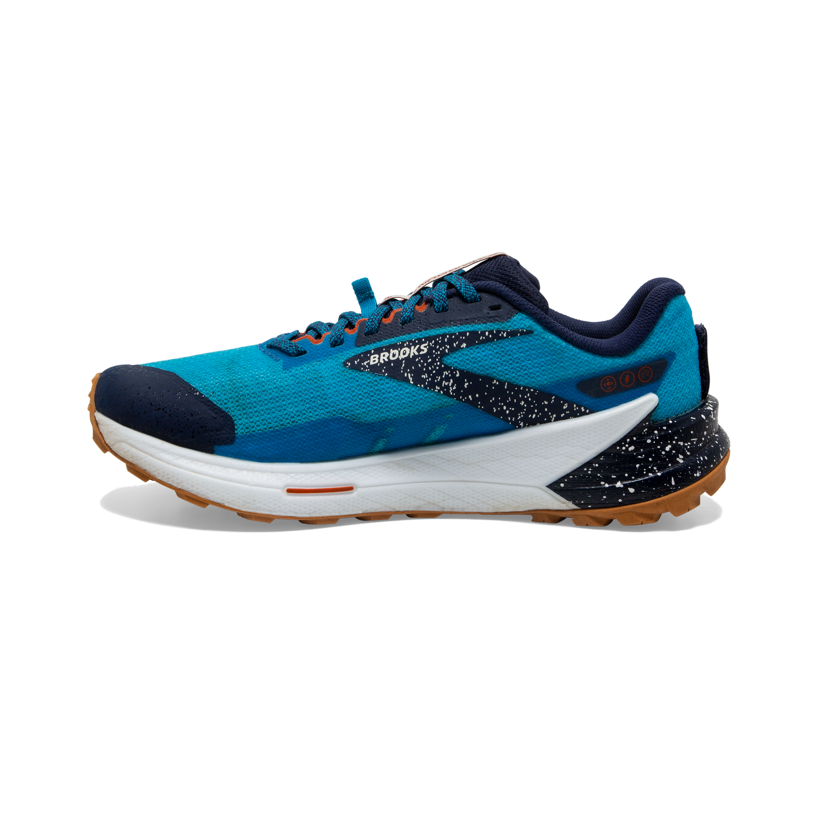 BROOKS Catamount 2 Mens FOOTWEAR - Mens Trail PEACOAT/ATOMIC BLUE/ROOIBOS