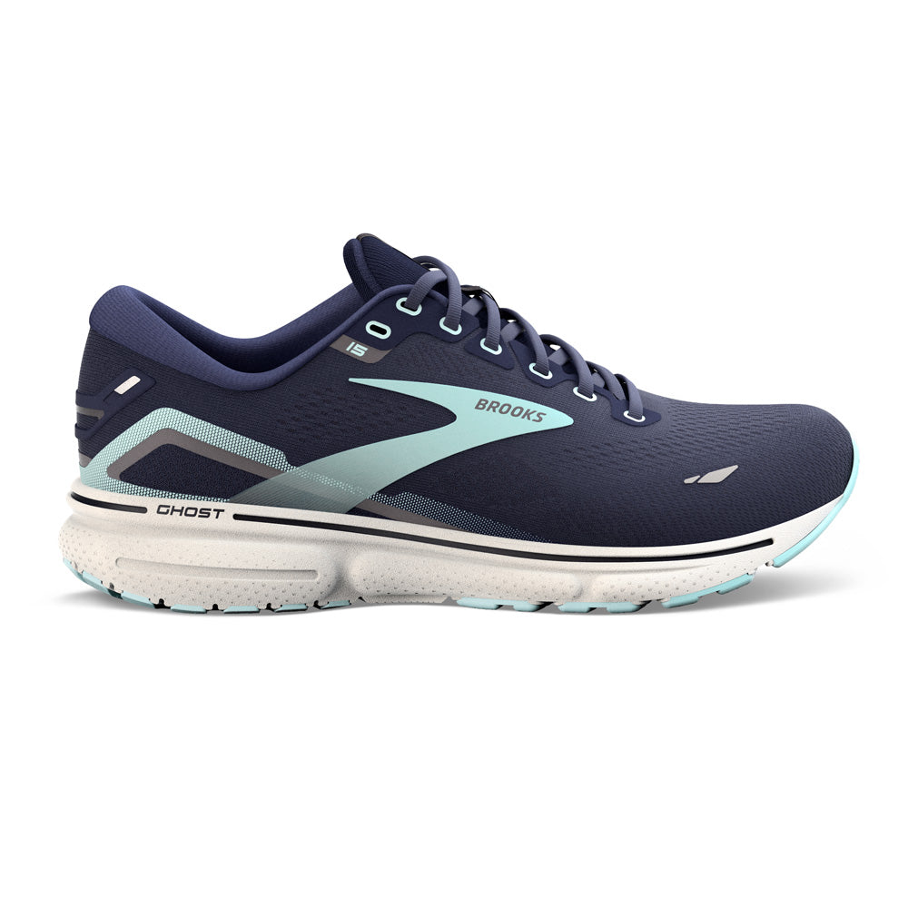 BROOKS Ghost 15 Womens FOOTWEAR - Womens Neutral PEACOAT/PEARL/SALT AIR