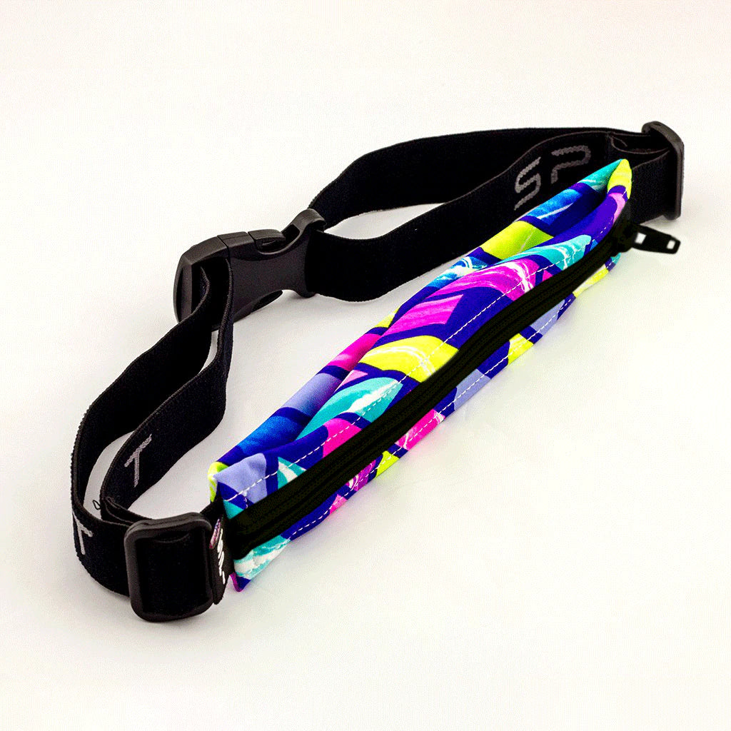 SPIBELT Original Running Belt GEAR - Carriers CHAMELEON/BLACK ZIPPER