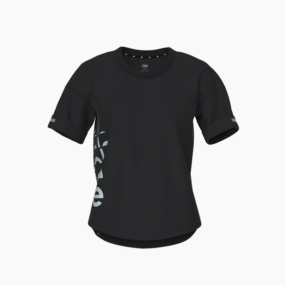 Ciele WNSBTShirt - Fade Away Wrap APPAREL - Womens T-Shirts BLACK ICE