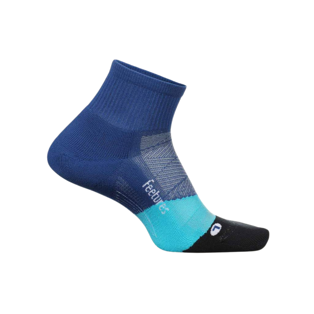 FEETURES Elite Light Cushion Quarter GEAR - Socks OCEANIC