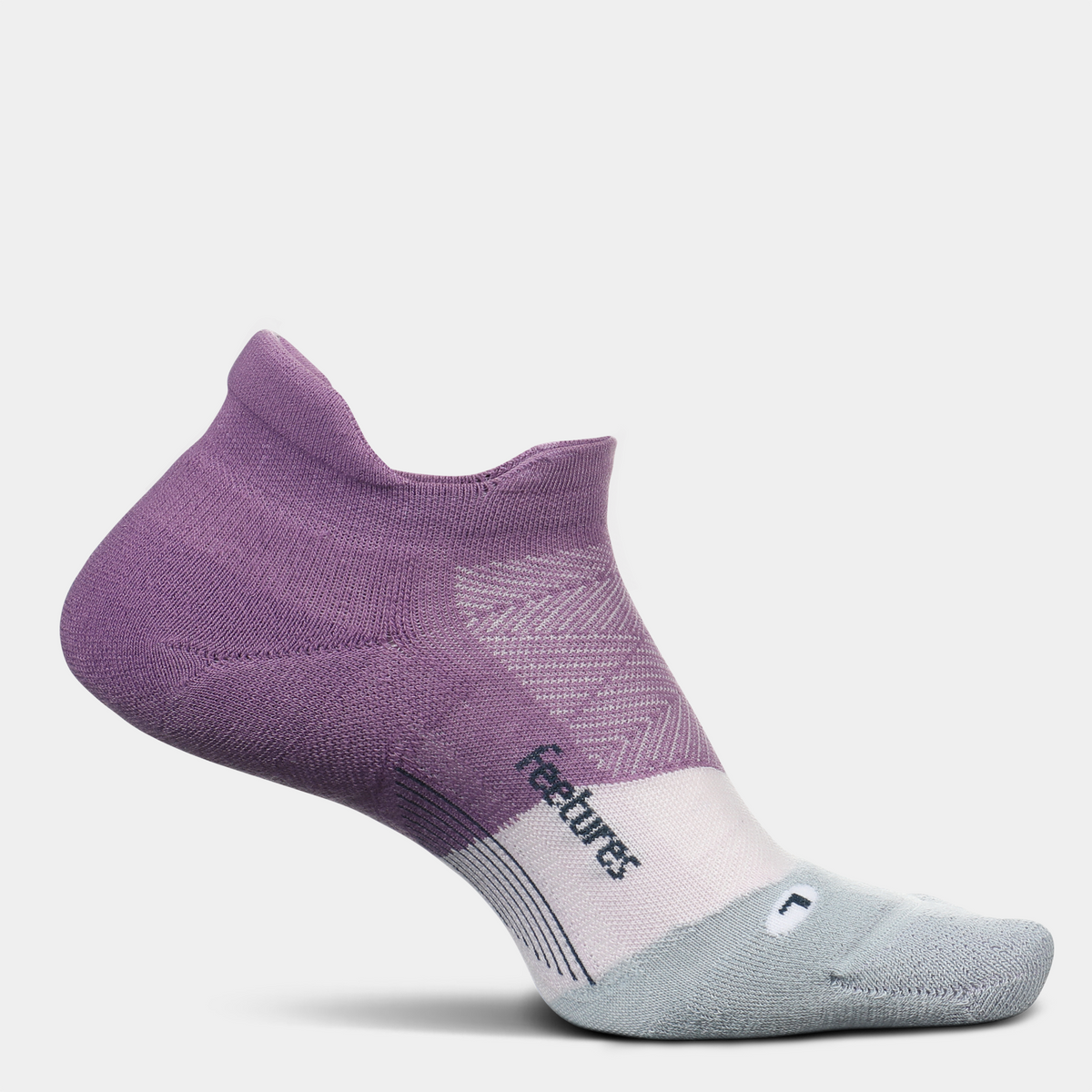 FEETURES Elite Ultra Light Cushion No Show Tab GEAR - Socks PURPLE NITRO