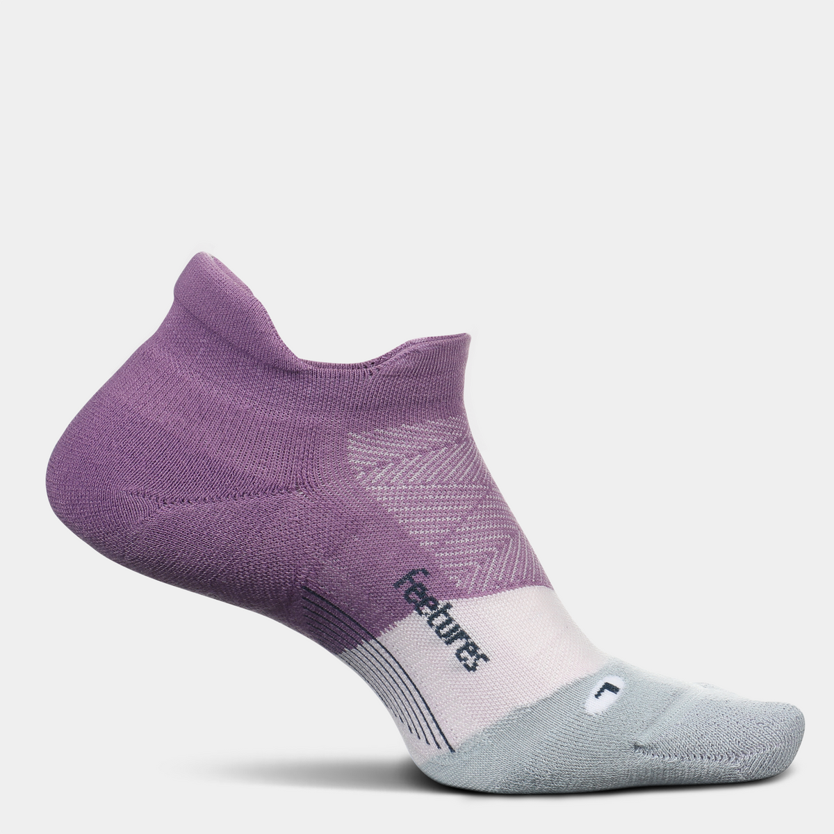 Feetures Elite Ultra Light Cushion No Show Tab GEAR - Socks PURPLE NITRO