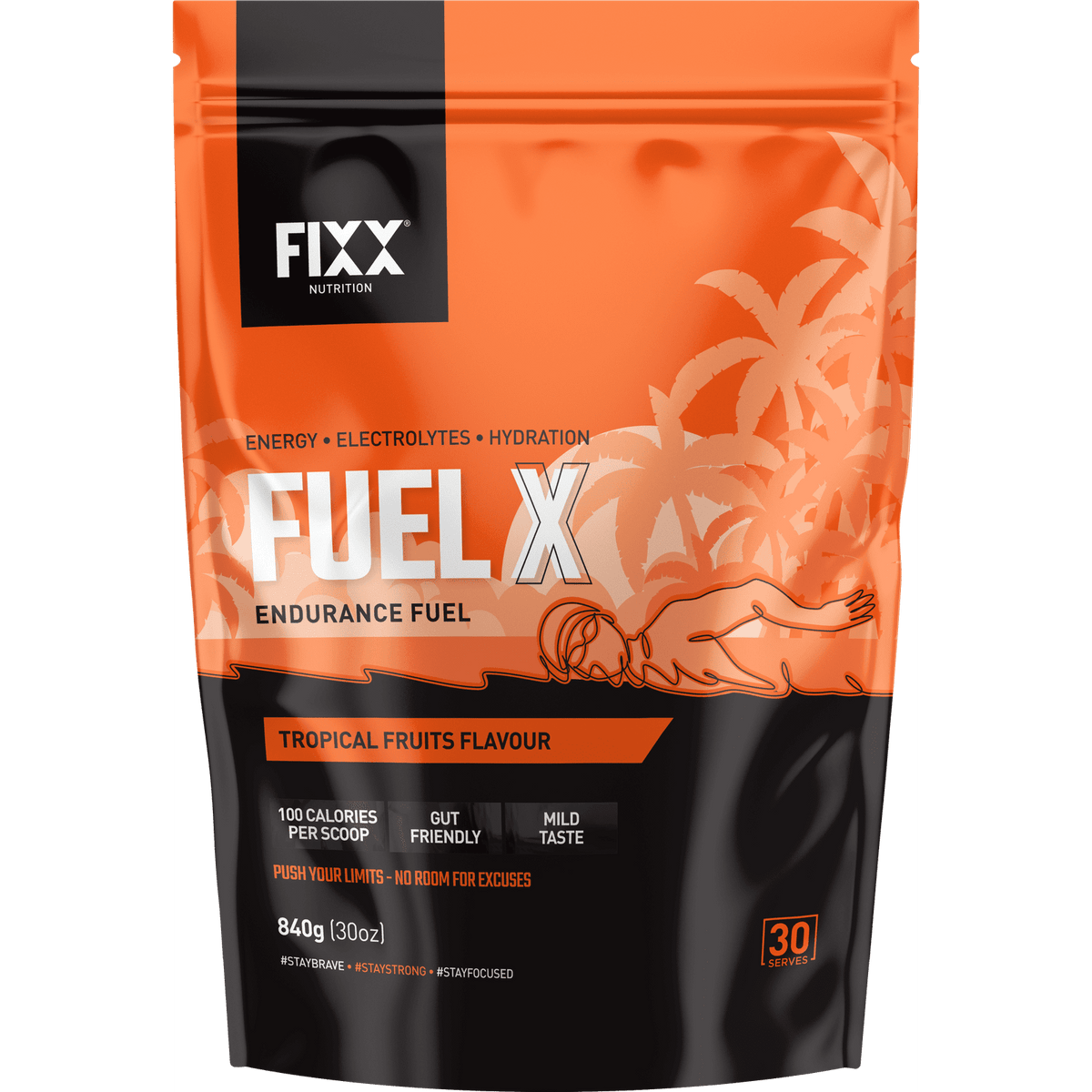 FIXX NUTRITION - Fuel X Endurance Fuel NUTRITION - Energy and Recovery Gels 840g