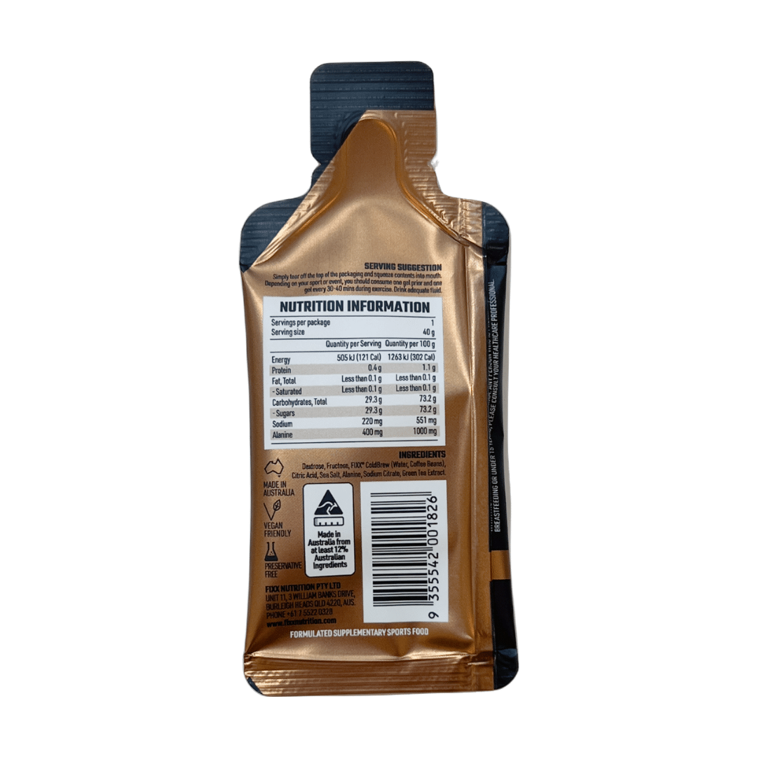 FIXX NUTRITION - Gel X Pro NUTRITION - Energy and Recovery Gels