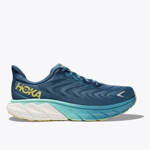 HOKA Arahi 6 Mens FOOTWEAR - Mens Stability Cushioned BLUESTEEL / SUNLIT OCEAN