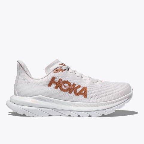 HOKA Mach 5 Womens FOOTWEAR - Womens Lightweight WHITE/COPPER