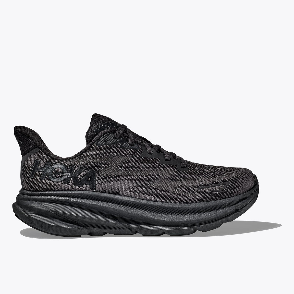 HOKA Clifton 9 Mens FOOTWEAR - Mens Neutral Cushioned BLACK/BLACK