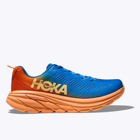 HOKA Rincon 3 Mens FOOTWEAR - Mens Lightweight COASTAL SKY/VIBRANT ORANGE