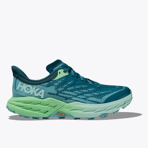 Hoka One One Speedgoat 5 Womens FOOTWEAR - Womens Trail DEEP LAGOON / OCEAN MIST