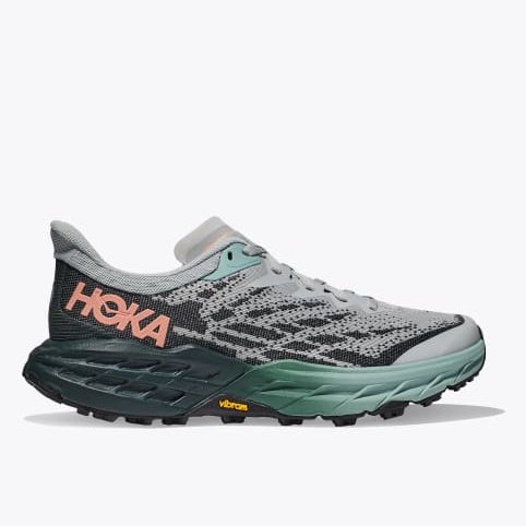 Hoka One One Speedgoat 5 Womens FOOTWEAR - Womens Trail HARBOR MIST / SPRUCE