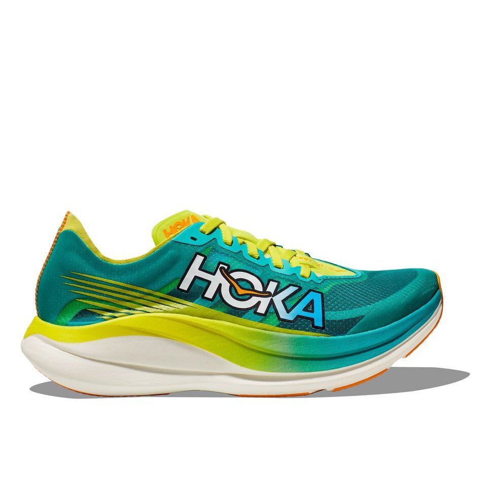HOKA Rocket X 2 Unisex FOOTWEAR - Unisex Carbon Plate CERAMIC/EVENING PRIMROSE