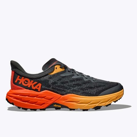 Hoka Speedgoat 5 Mens FOOTWEAR - Mens Trail CASTLEROCK / FLAME
