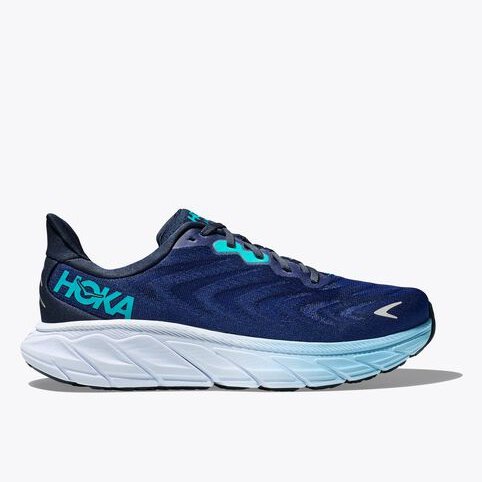 HOKA Arahi 6 Mens FOOTWEAR - Mens Stability Cushioned OUTER SPACE/BELLWETHER BLUE