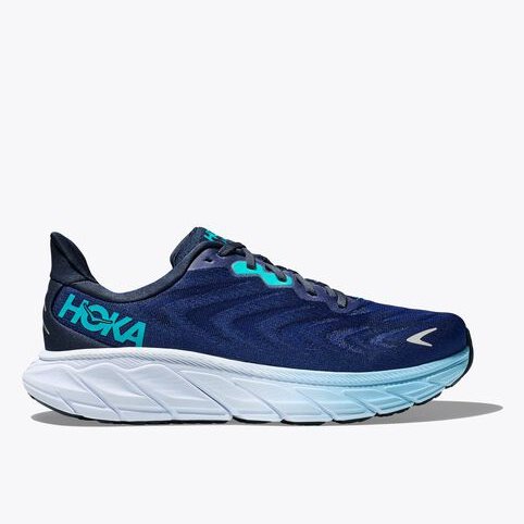 Hoka Arahi 6 Mens FOOTWEAR - Mens Stability Cushioned OUTER SPACE/BELLWETHER BLUE