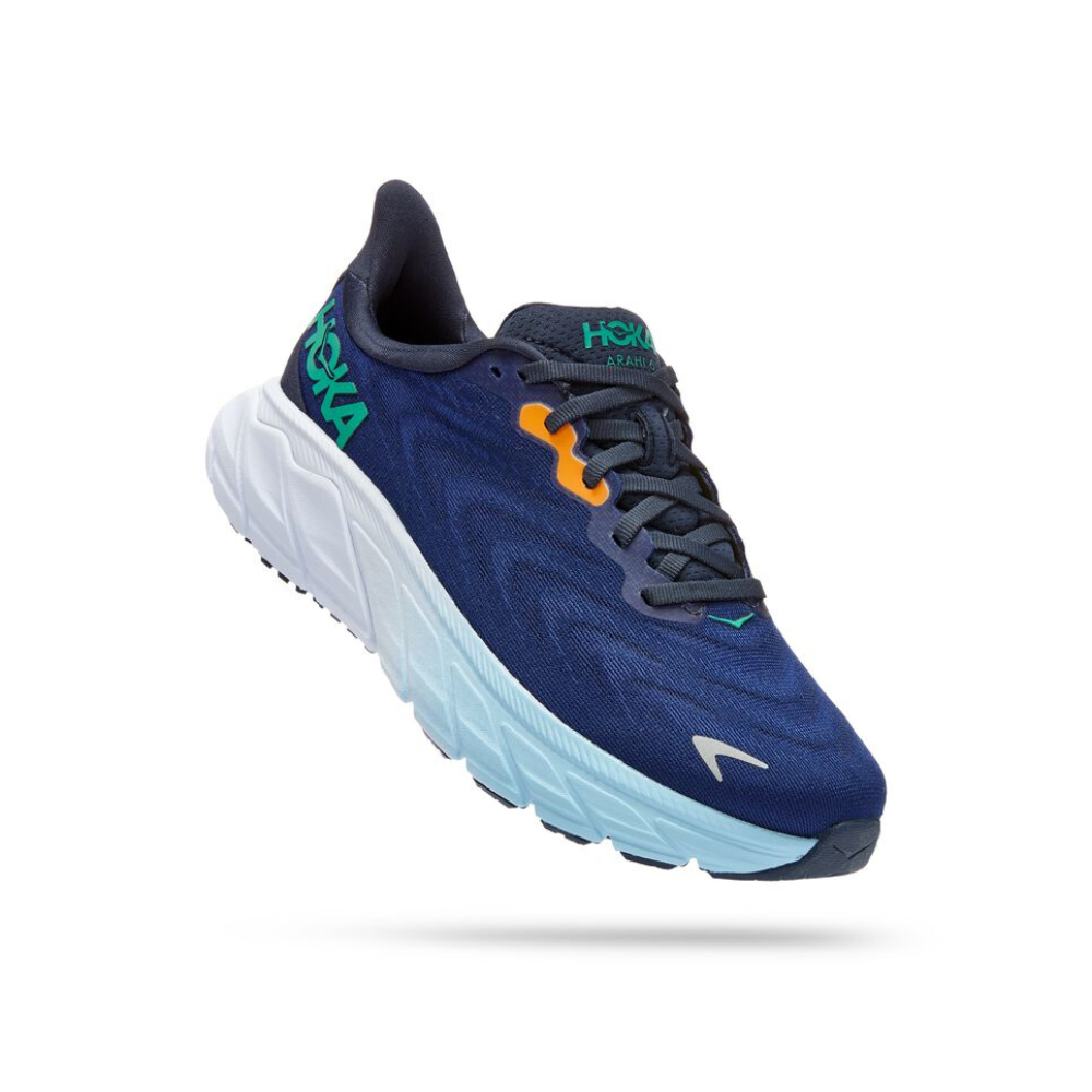 HOKA Arahi 6 Womens FOOTWEAR - Womens Stability Cushioned OUTER SPACE/BELLWETHER BLUE