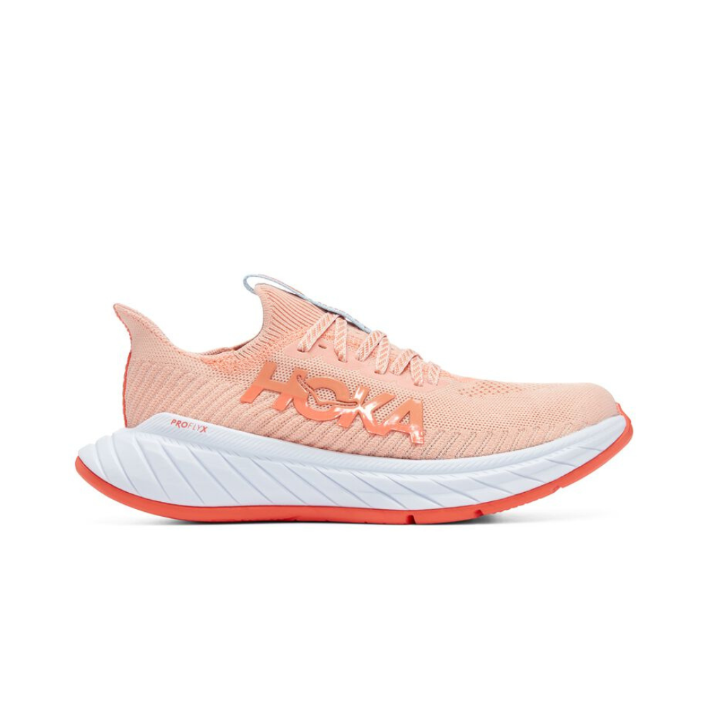 HOKA Carbon X 3 Womens FOOTWEAR - Womens Carbon Plate PEACH PARFAIT/SUMMER SONG