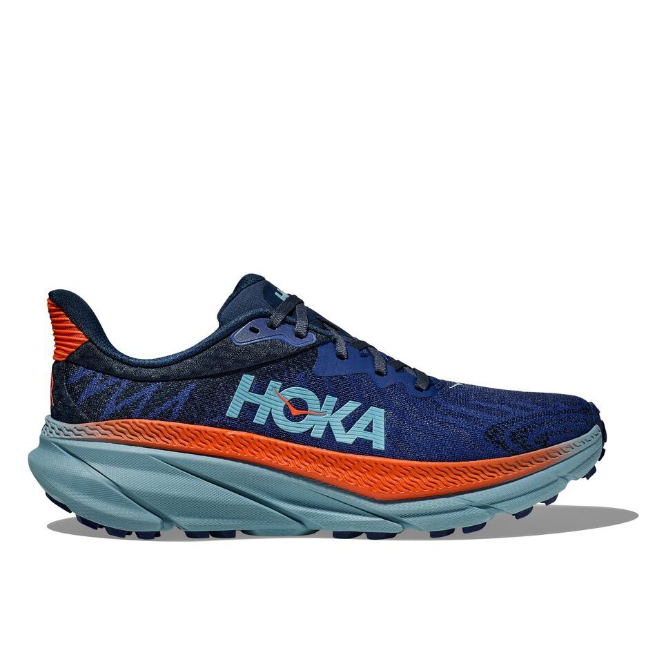 HOKA Challenger ATR 7 Mens FOOTWEAR - Mens Trail BELLWETHER BLUE/ STONE BLUE