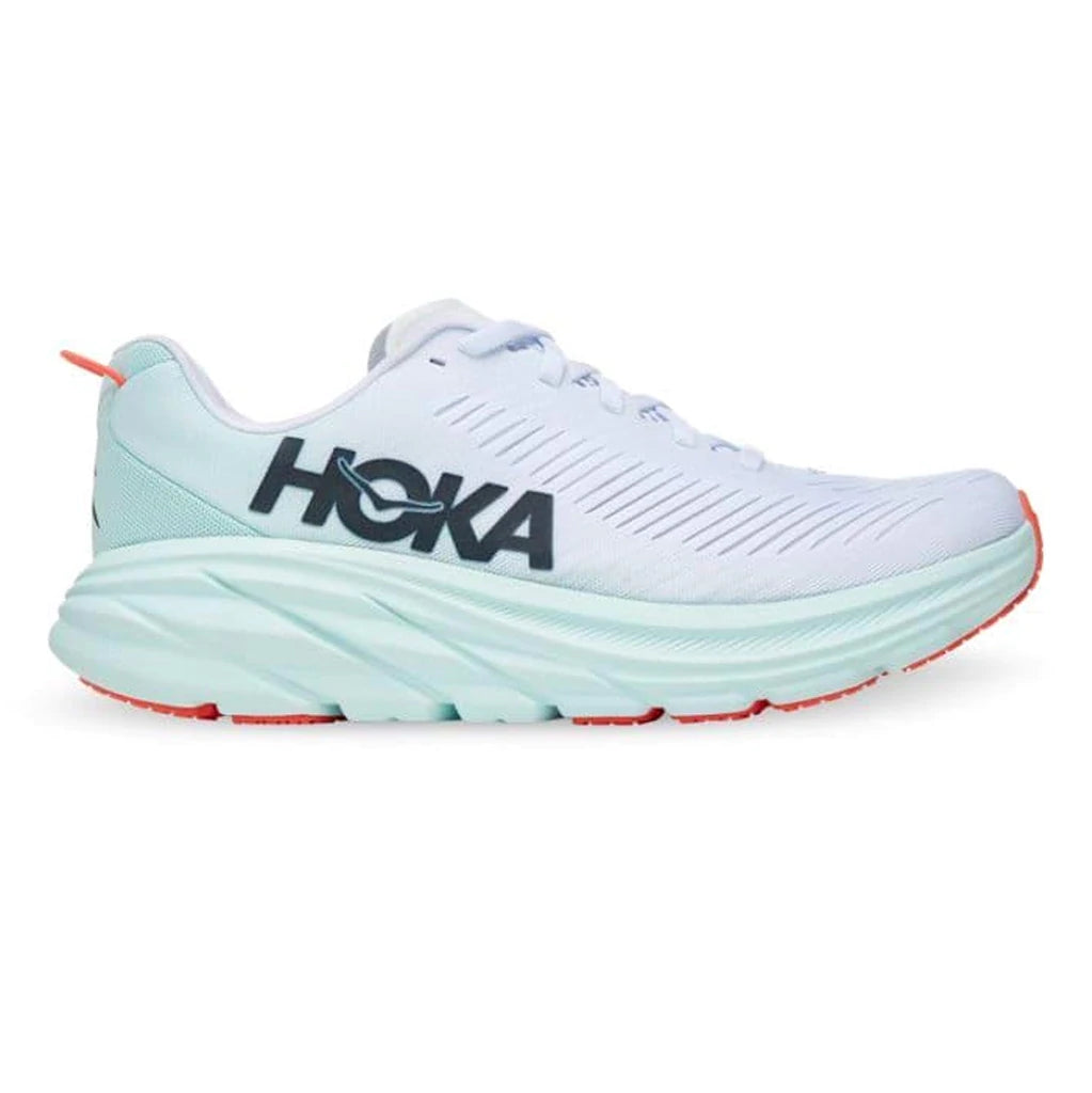 HOKA Rincon 3 Womens FOOTWEAR - Womens Lightweight WHITE/BLUE GLASS
