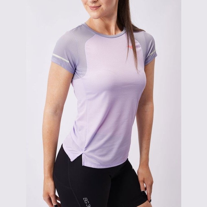 MIZUNO Dry Aero Flow Tee Womens PASTEL LILAC