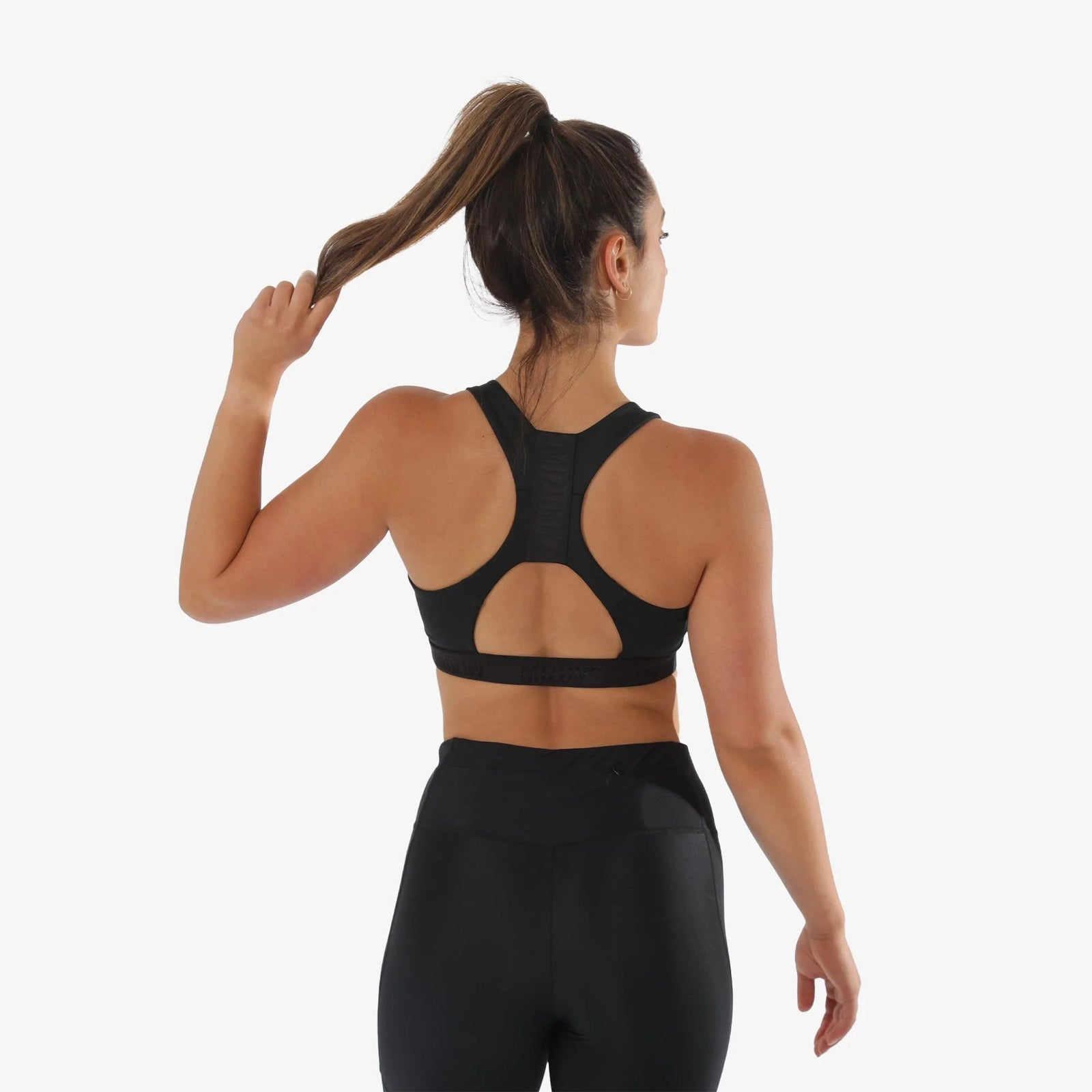 MIZUNO Alpha Graphic Bra Womens APPAREL - Womens Bras BLACK