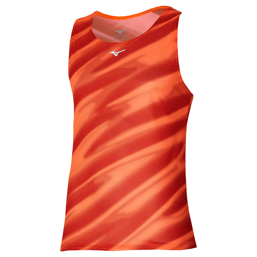 MIZUNO Dry AeroFlow Graphic Tank Mens APPAREL - Mens Tanks MIZUNO SOLEIL