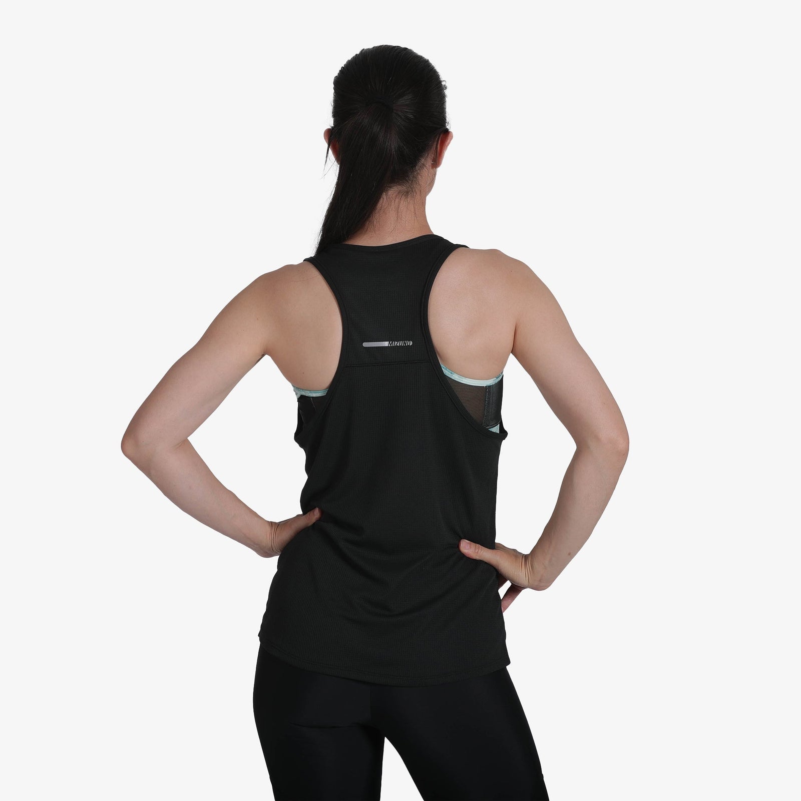 MIZUNO Dry AeroFlow Tank Womens APPAREL - Womens Tanks BLACK
