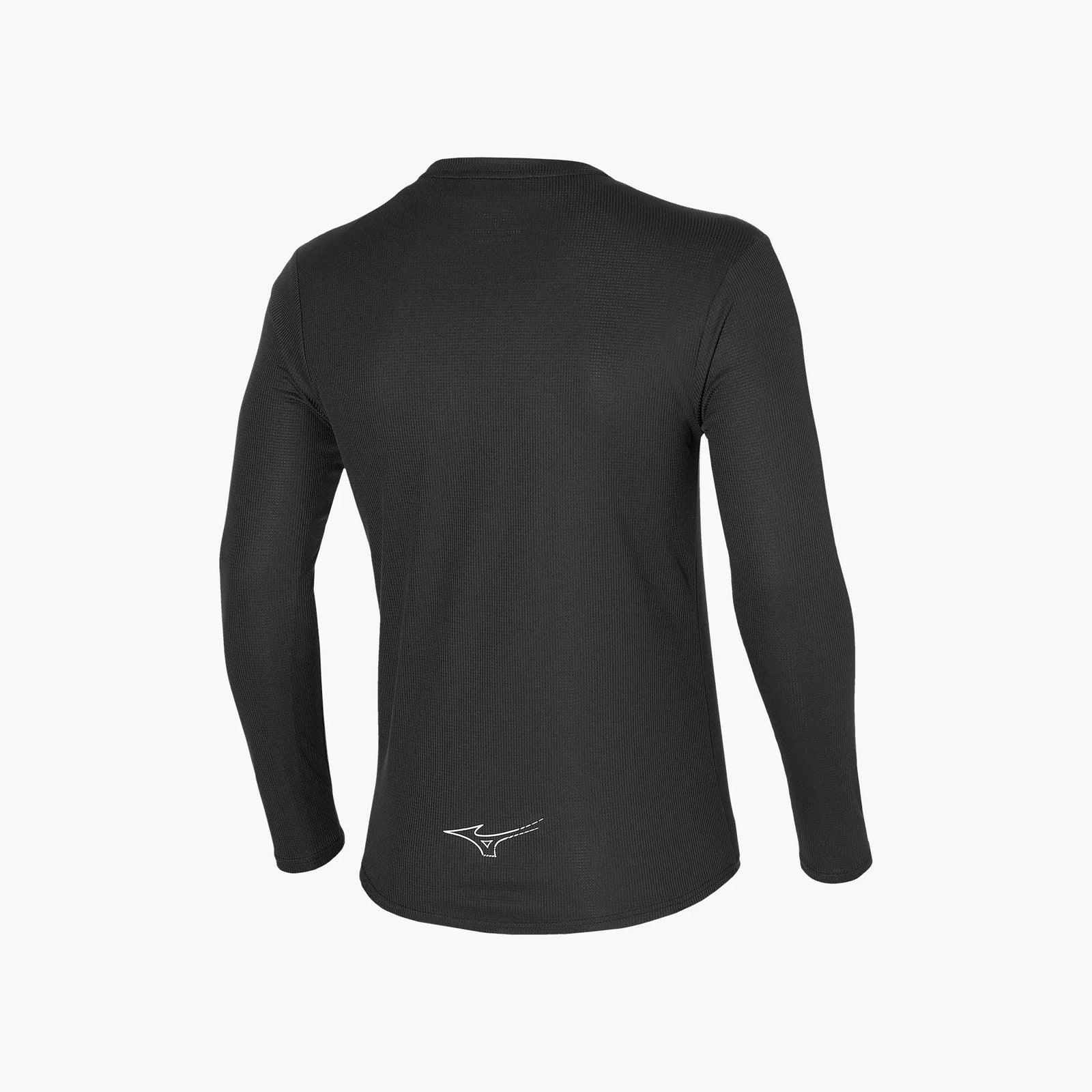 MIZUNO Dry Aeroflow Long Sleeve HZ Top Mens APPAREL - Mens Long Sleeve Tops BLACK