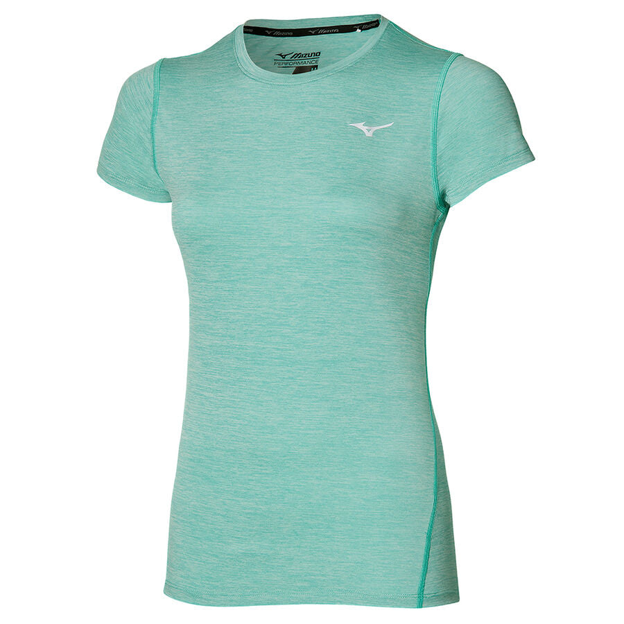 MIZUNO Impulse Core Tee Womens APPAREL - Womens T-Shirts TURQOISE