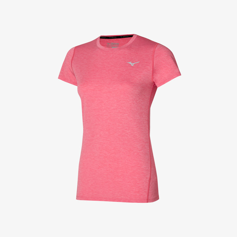 MIZUNO Impulse Core Tee Womens APPAREL - Womens T-Shirts SUNKISSED CORAL