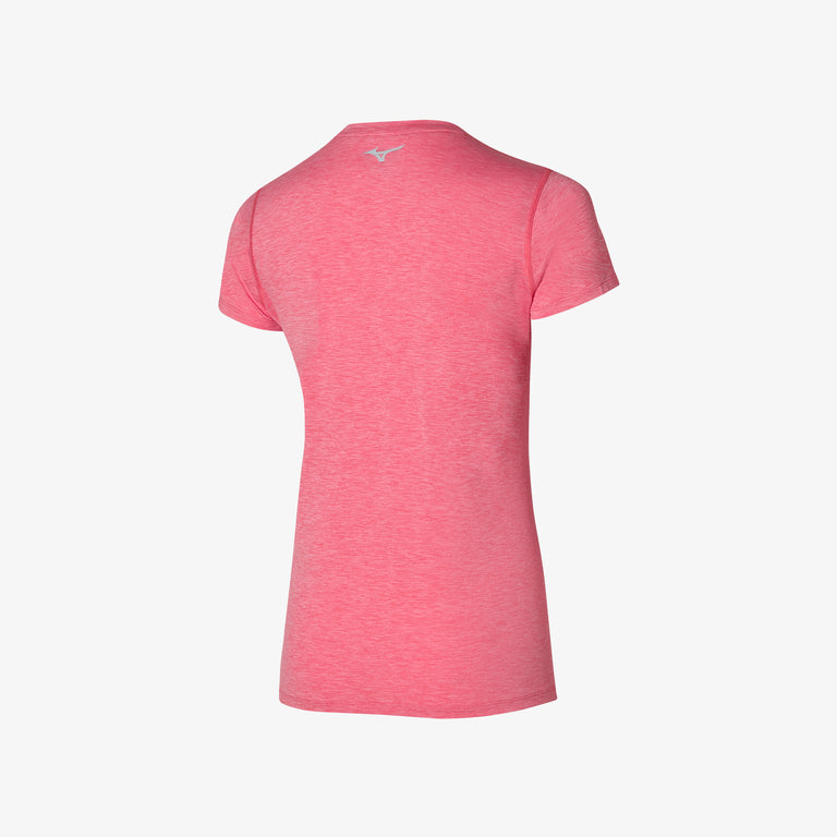 MIZUNO Impulse Core Tee Womens APPAREL - Womens T-Shirts SUNKISSED CORAL