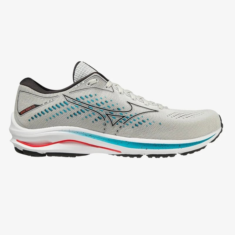 MIZUNO Wave Rider 25 Mens FOOTWEAR - Mens Neutral OYSTER/MUSHROOM
