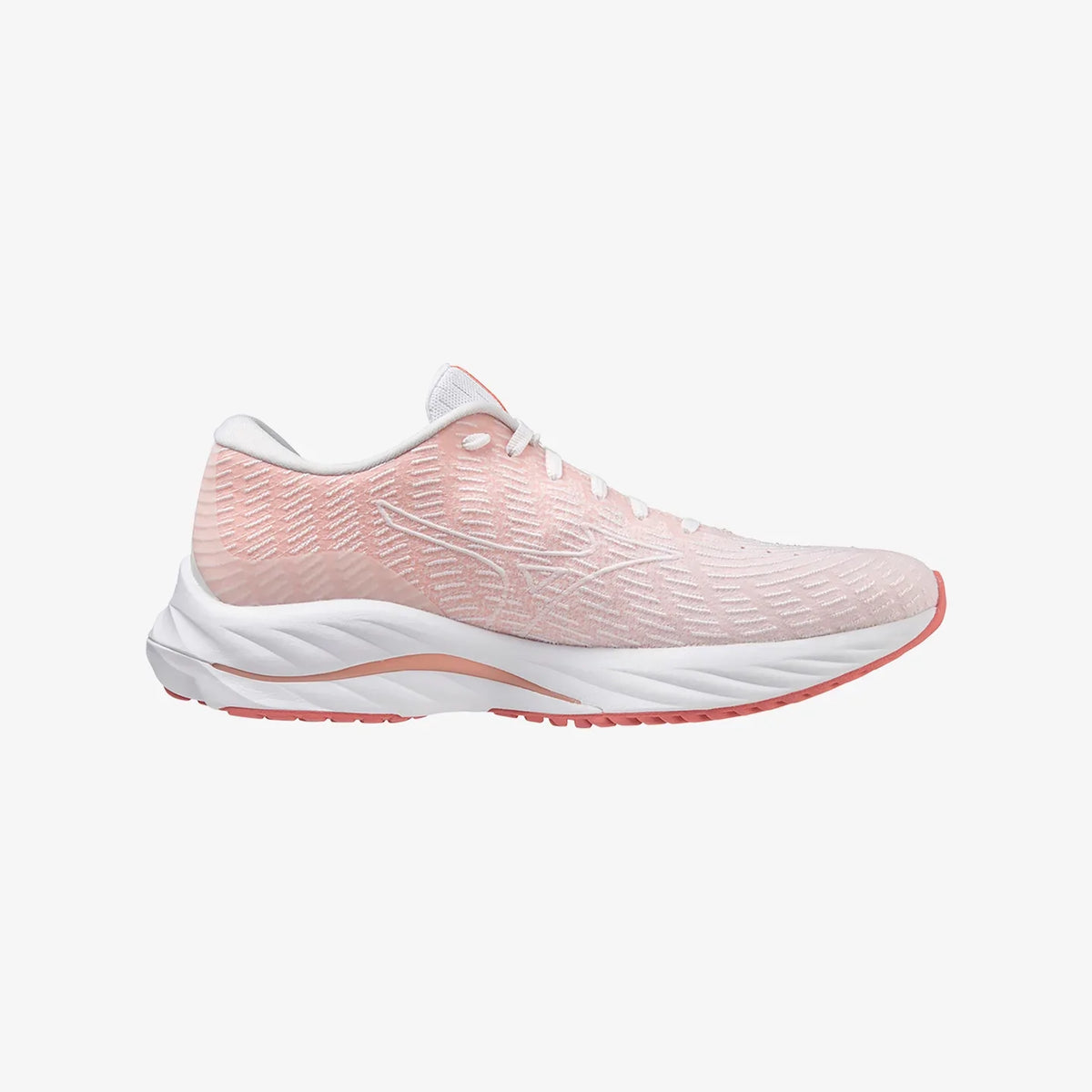 MIZUNO Wave Rider 26 SSW Womens FOOTWEAR - Womens Neutral WHITE/PEACH BUD