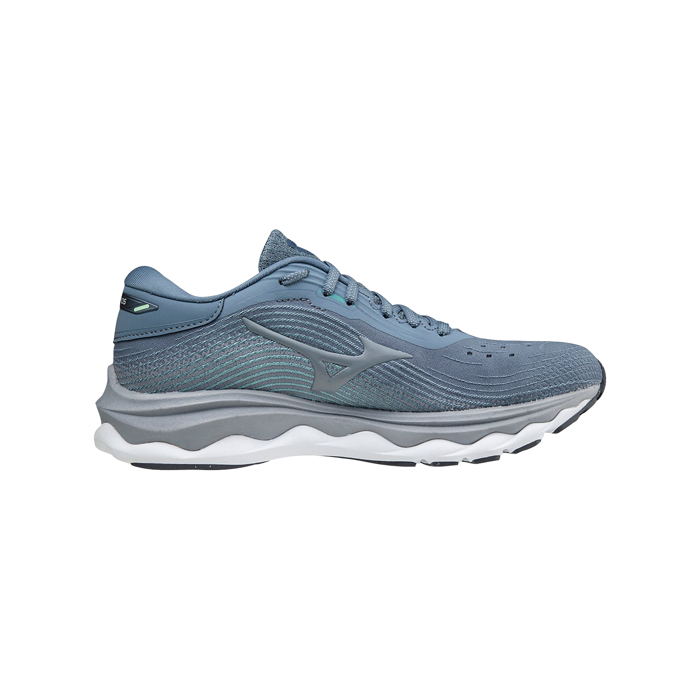 MIZUNO Wave Sky 5 Womens FOOTWEAR - Womens Neutral Cushioned CHINA BLUE/QUARRY