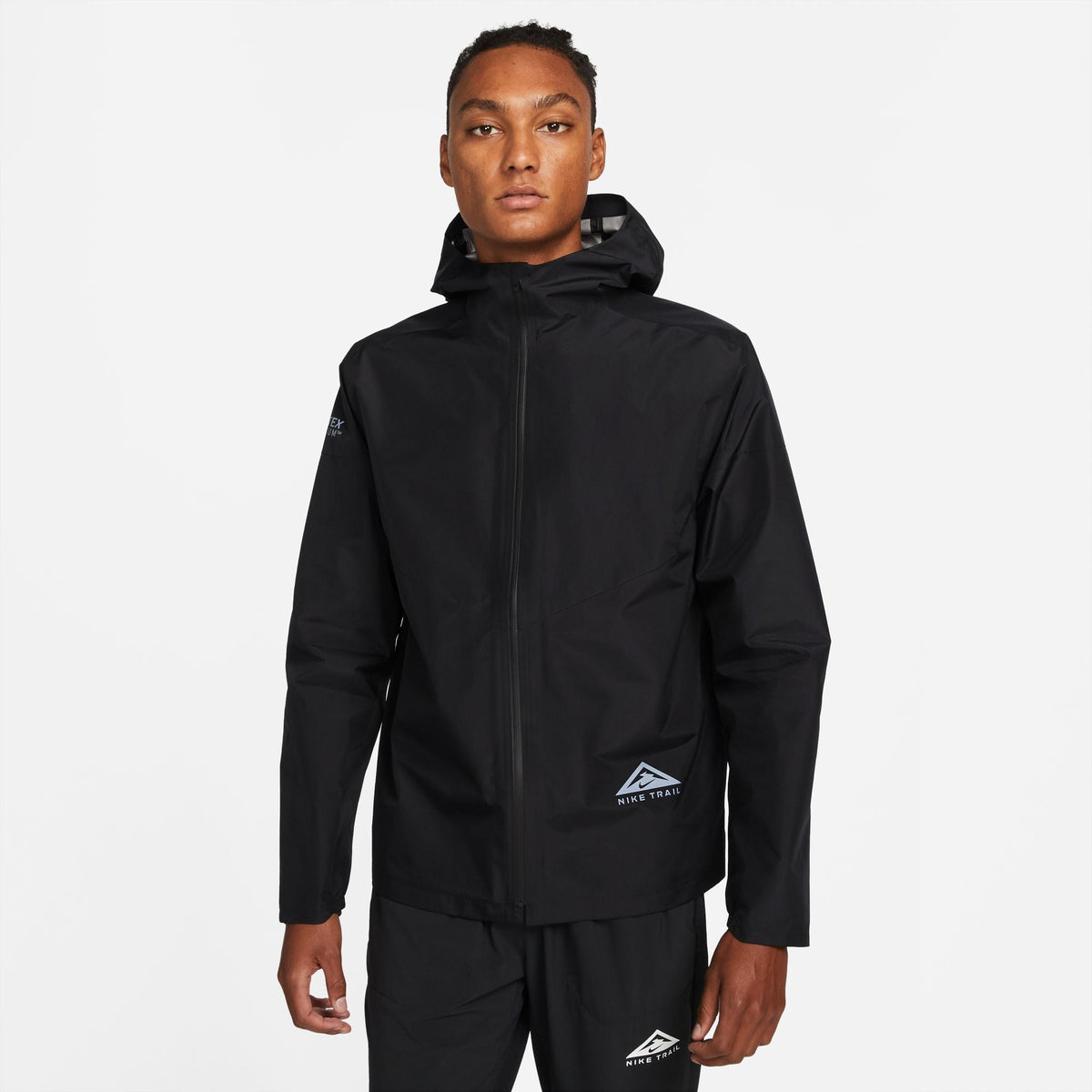 Nike GORE-TEX Infinium Jacket Mens APPAREL - Mens Jackets BLACK/DARK SMOKE GREY
