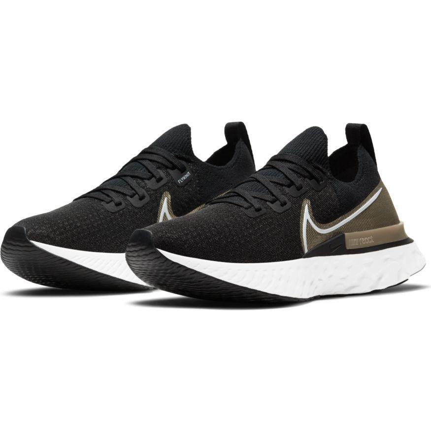 Nike React Nike Black And Gold Womens Sneakers Nike Legend React