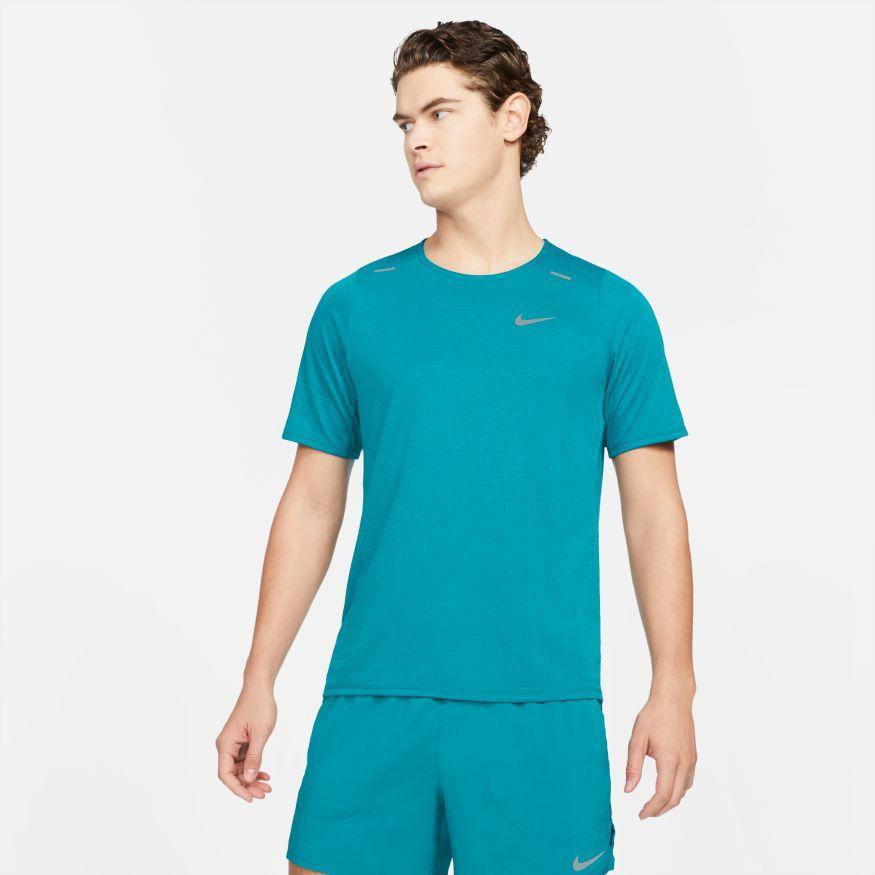 NIKE Rise 365 Tee Mens APPAREL - Mens T-Shirts BLUE