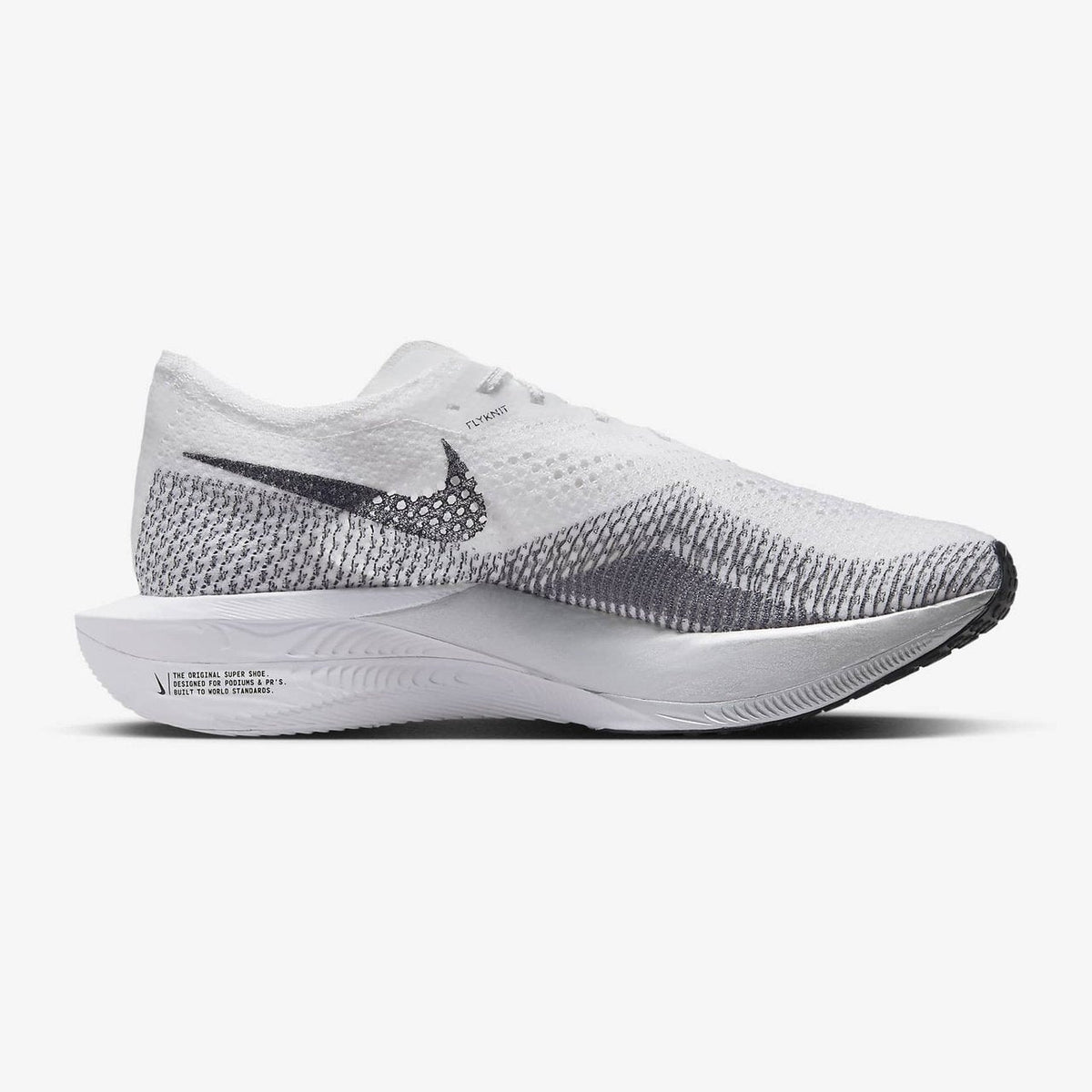Nike ZoomX Vaporfly Next% 3 Mens FOOTWEAR - Mens Carbon Plate WHITE/DK SMOKE GREY