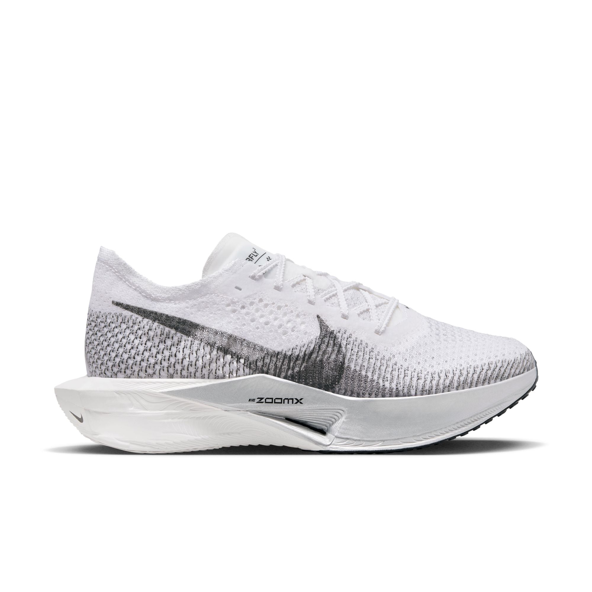 Nike ZoomX Vaporfly Next% 3 Womens FOOTWEAR - Womens Carbon Plate WHITE/DK SMOKE GREY